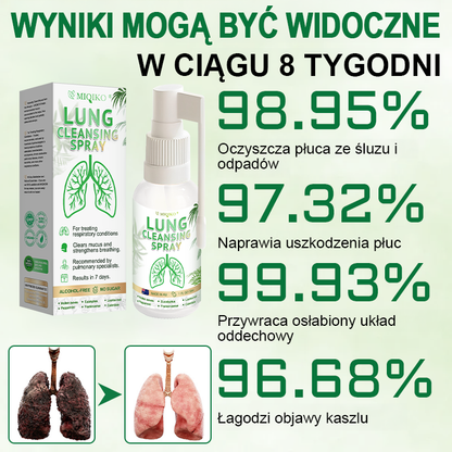 [Oficjalny sklep flagowy marki]👨‍⚕️𝐌𝐈𝐐𝐈𝐊𝐎® Zaawansowany spray do oczyszczania płuc(☘️Zalecane przez ekspertów od płuc☘️)